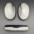 Around 1920 British Antique Sterling Silver Handle Brush Set of 3 Charles Henry Dumenil