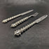 British Antique Solid Silver Handle Cutlery (Knife x2 Fork x1) MARTIN HALL