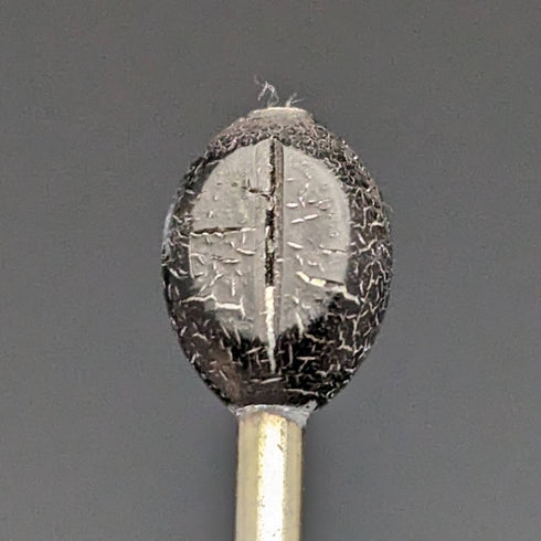 1933 年英國復古純銀小咖啡匙一對,帶琺瑯裝飾