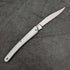 British Antique White Pearl Shell Handle Stainless Blade Folding Pen Knife