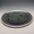 British Vintage Chrome Plate Tray Locomotive Design Diameter 30cm