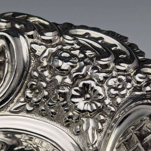 1972 British Vintage Sterling Silver Dish 88g Pinder Brothers