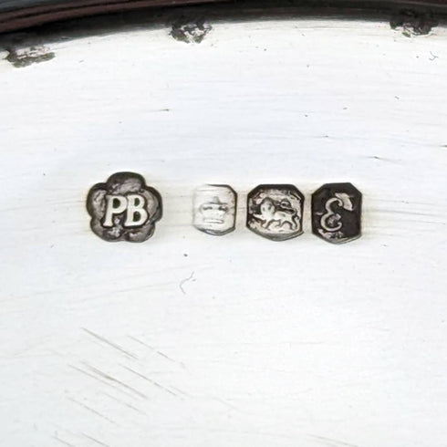 1972年 英国ヴィンテージ 純銀製ディッシュ 88g Pinder Brothers