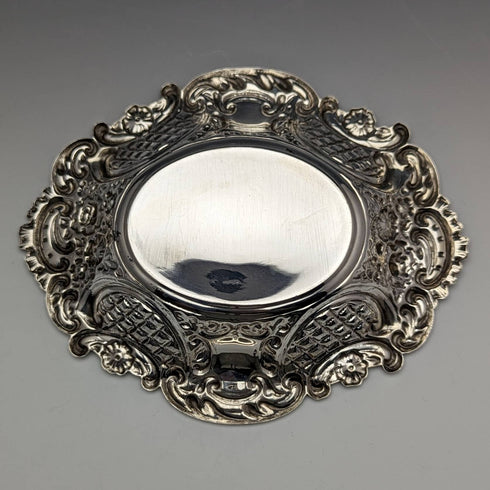 1972 British Vintage Sterling Silver Dish 88g Pinder Brothers
