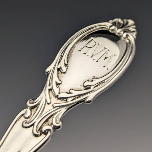 1851年 英国アンティーク 純銀製クリスニングカトラリーセット Foxall and Co ケース入