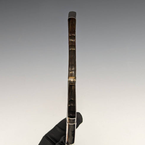 1897 British antique sterling silver card case 58g Frederick Marson