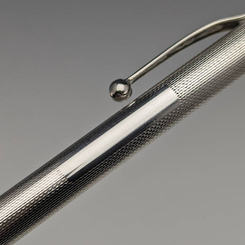 米国ヴィンテージ 無銘 純銀製 推進式ペンシル ケース入