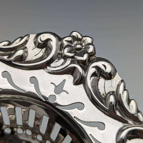1903 British Antique Sterling Silver Bonbon Dish 80g William Hutton