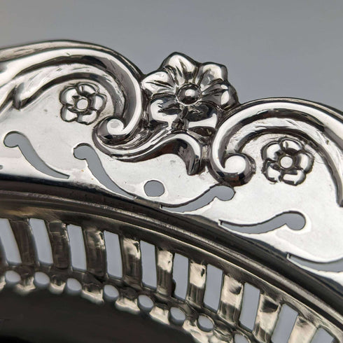 1903 British Antique Sterling Silver Bonbon Dish 80g William Hutton