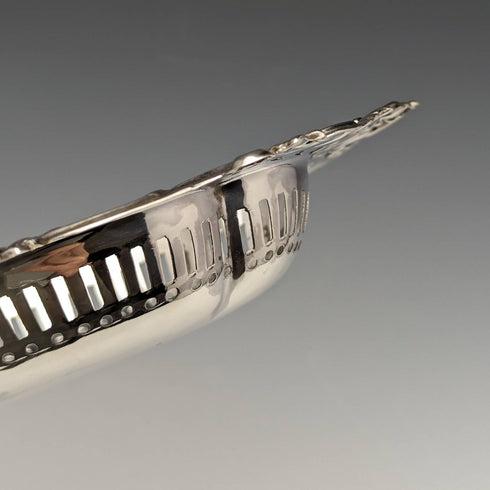 1903 British Antique Sterling Silver Bonbon Dish 80g William Hutton
