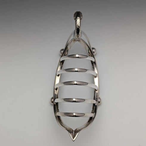 英国ヴィンテージ シルバープレート製 スワン型 トーストラック