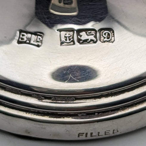 1978年 英国ヴィンテージ 純銀製 花瓶 一輪挿し 55g