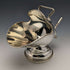British vintage silver plate sugar bowl coal container design