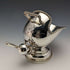 British vintage silver plate sugar bowl coal container design