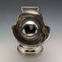 British vintage silver plate sugar bowl coal container design