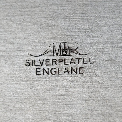 Set of 8 British Vintage Silver Plated Classic Car Printed Coasters
