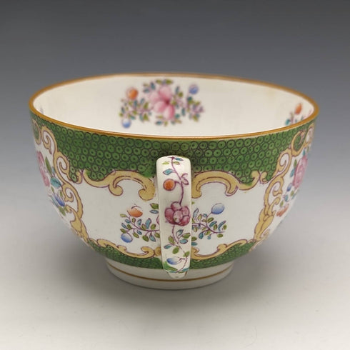 20世紀前半 英国ミントン ティーカップトリオ コカトリス グリーン