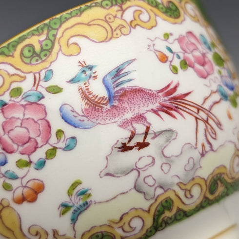 20世紀前半 英国ミントン ティーカップトリオ コカトリス グリーン