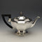 1918 British Antique Sterling Silver Large Teapot 731g Walker and Hall