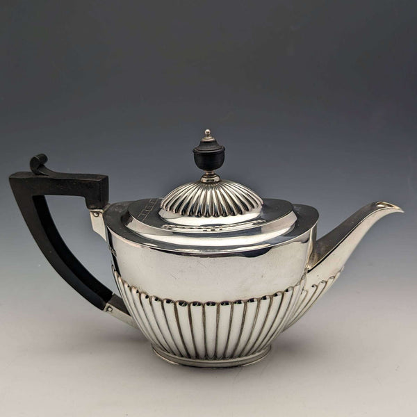 1902 英國古董純銀(925 銀)茶壺 508g Goldsmiths&Silversmiths