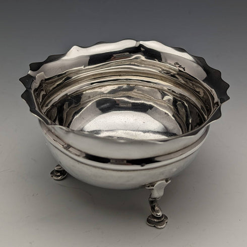 1905年 英国アンティーク 純銀(925シルバー) バチェラーティーポット3点セット 計500g Charles Boyton