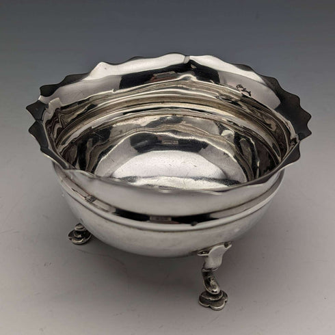 1905 British Antique Pure Silver (925 Silver) Bachelor Teapot 3 Piece Set Total 500g Charles Boyton