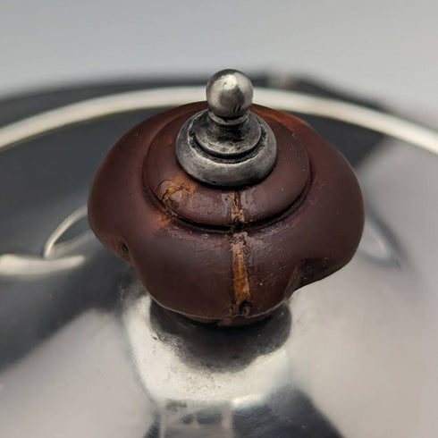 1917年 英国アンティーク 純銀(925シルバー) バチェラーティーポット3点セット 計606g Henry Matthews