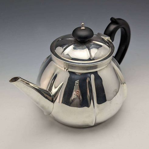 1906 British Antique Pure Silver (925 Silver) Teapot 3 Piece Set Total 783g Edward Barnard