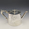 1870s British antique silver plated drum teapot 669g