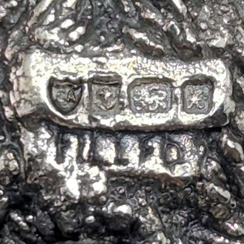 英国 カントリーアーティスト社 純銀張り彫刻 うさぎ フィギュリン 136g