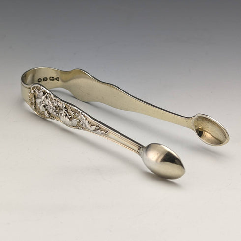 1876 年英國古董純銀糖堂浮雕雕塑