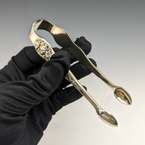 1876 年英國古董純銀糖堂浮雕雕塑