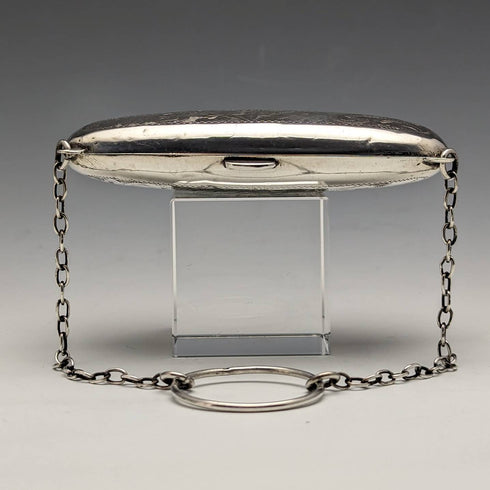 1919 年英國古董零錢包配純銀鍊條