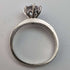 Vintage Jewelry Zirconia Sterling Silver Ring