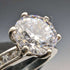 Vintage Jewelry Zirconia Sterling Silver Ring