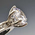 Vintage Jewelry Zirconia Sterling Silver Ring