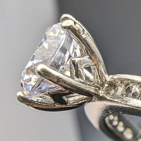 復古首飾氧化鋯純銀戒指