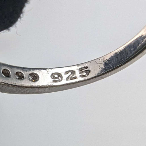 Vintage Jewelry Zirconia Sterling Silver Ring