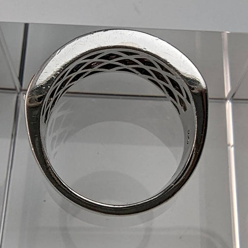 Vintage Jewelry Multicolor Sterling Silver Ring (Size 13)