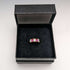 Vintage Jewelry Two-tone Stone Gold-tone Sterling Silver Ring (Size 12)