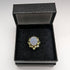 Vintage Jewelry Two Color Quartz Sterling Silver Ring