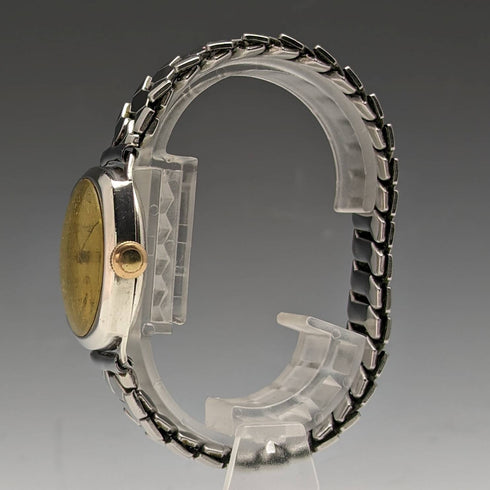 1946 年英國復古 Russell 腕錶 純銀錶殼 波紋管皮帶 效果很好