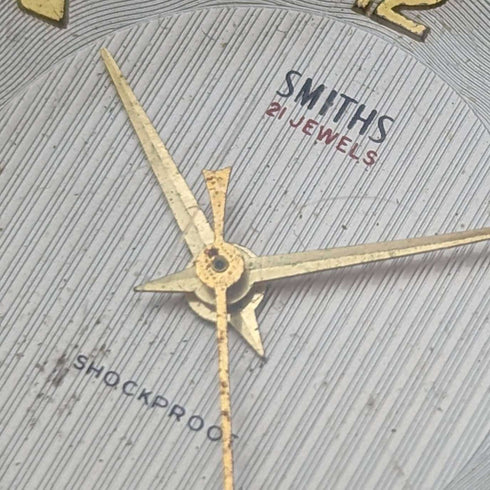 1960 年代英國復古 Smith 21 石男士腕錶,工作狀況良好