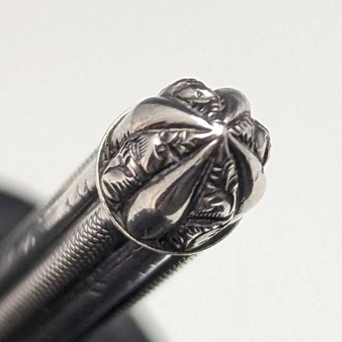 アンティーク ソリッドシルバー製シャープペンシル 伸縮式72-96mm マジックペンシル