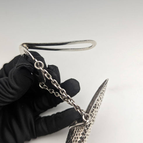 1902年 英国アンティーク 純銀製 シャトレーン メガネケース