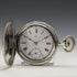 Around 1910 Antique Omega pocket watch Flower engraving Silver side hunter case Works well