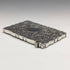 1887 British antique sterling silver card case 46g Frederick Marson
