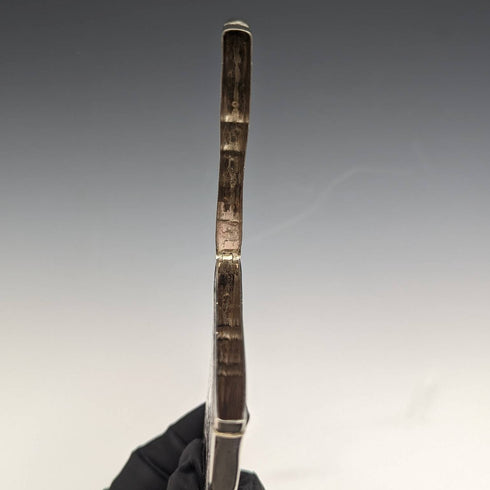 1887 British antique sterling silver card case 46g Frederick Marson