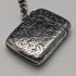 Around 1900 British Antique Sterling Silver Albert Chain 88g Vesta Case & Medal Fob