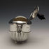 1898 British Antique Sterling Silver Tea Caddy 220g John and William Deakin